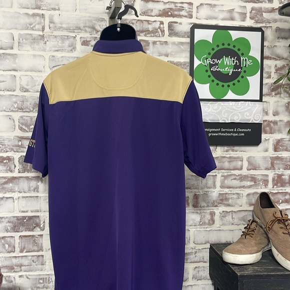 Huskies Purple Polo Shirt KA Knights Apparel large - Picture 5 of 5